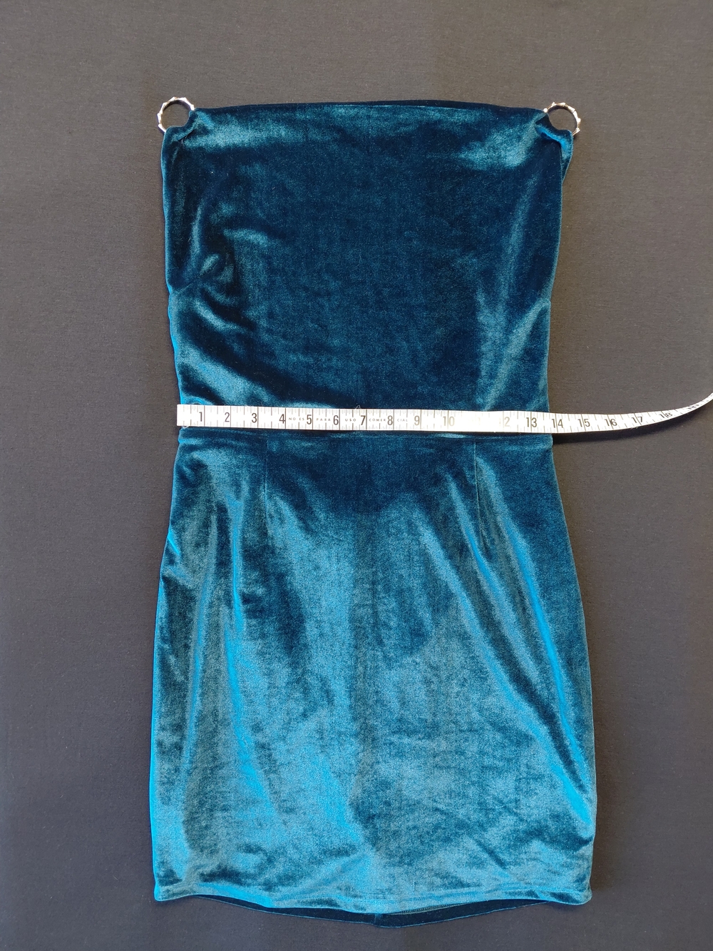 New Fashion Nova Bringing Glory Velvet Mini Dress Size Large - Picture 6 of 7